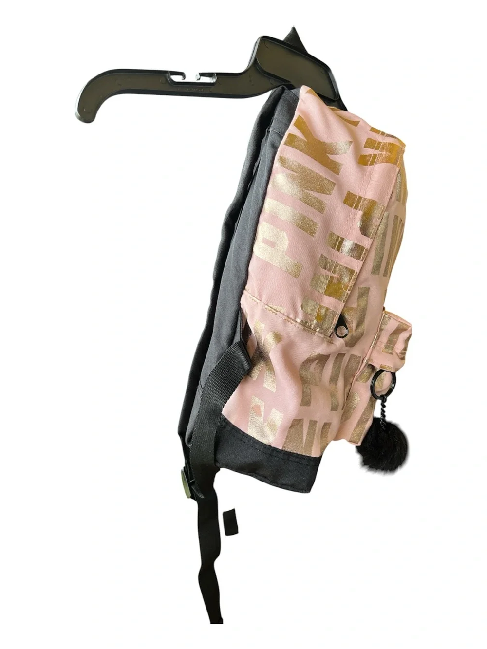 PINK Victoria's Secret Pink and Black Backpack Interior